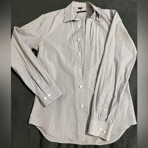 Theory Striped Button Down Shirt